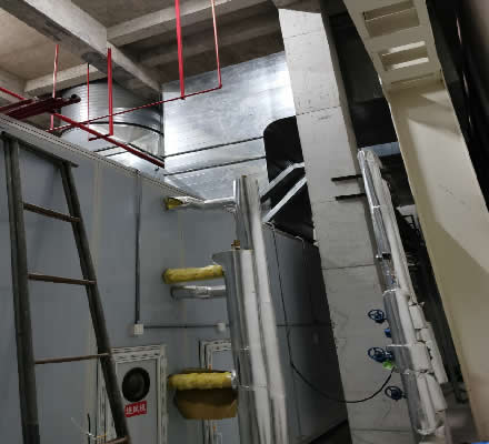 常州市新誉宇航公司喷漆房系统